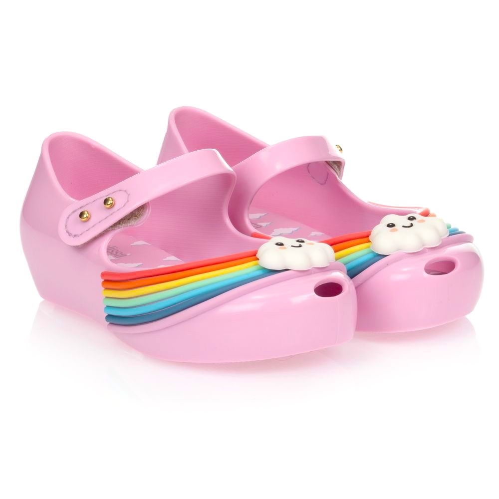 Mini Melissa toddler girl jelly shoes size eu 24